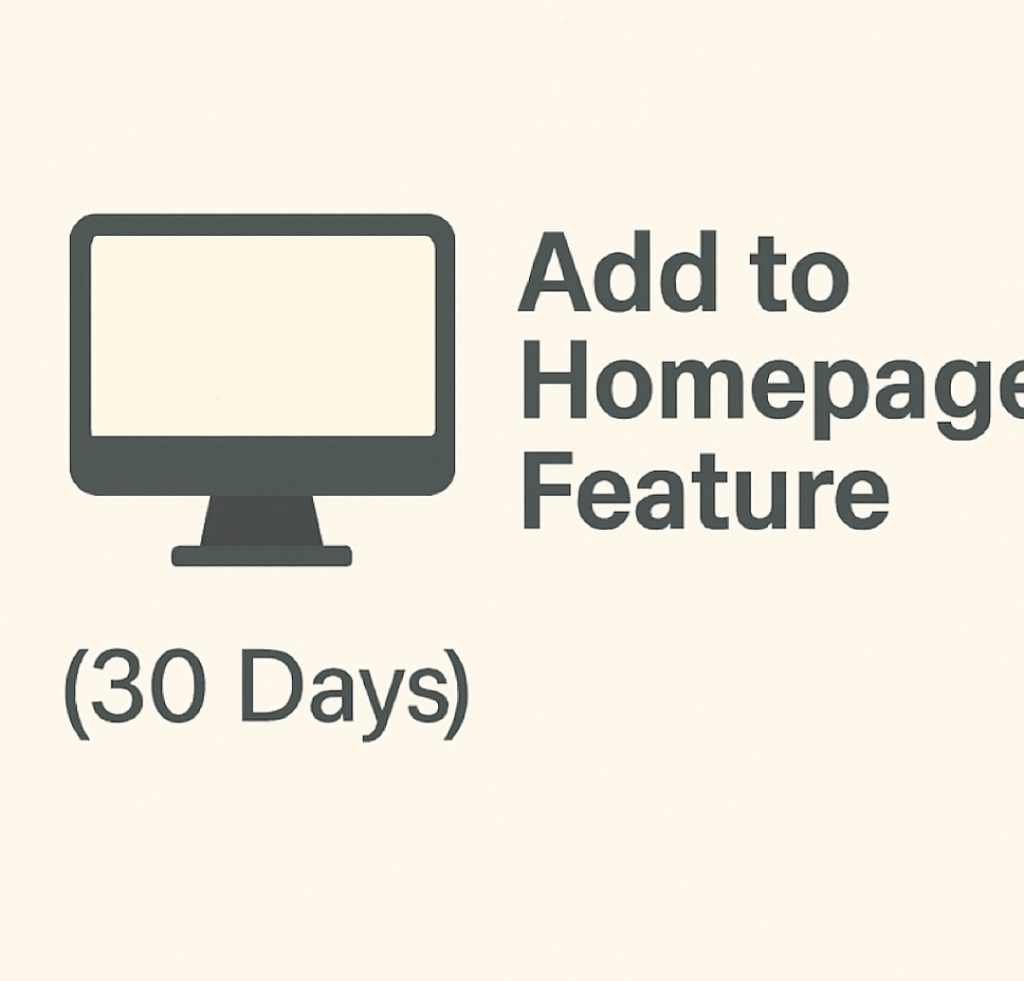 π Homepage Feature Spotlight (30 Days)