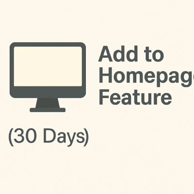 🏠 Homepage Feature Spotlight (30 Days)