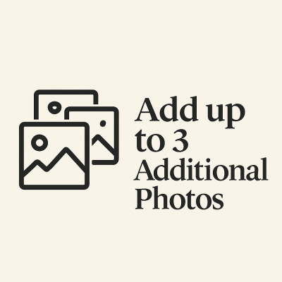 Add up to 3 Additional Photos