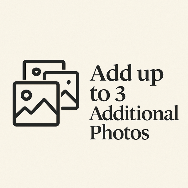 Add up to 3 Additional Photos