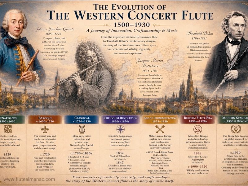 Evolution of the Western Concert Flute (1500–1930)